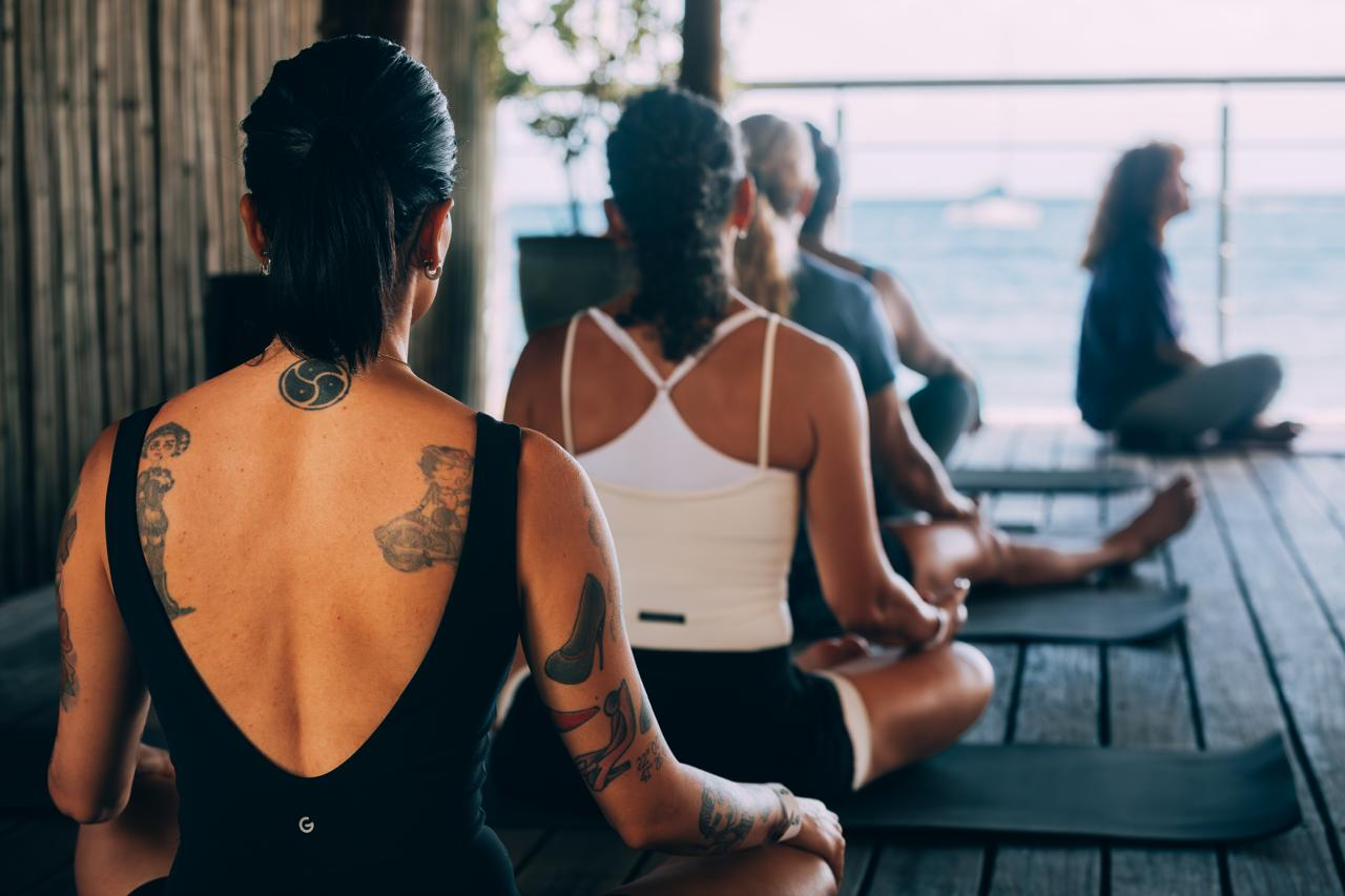 Meditação à beira-mar